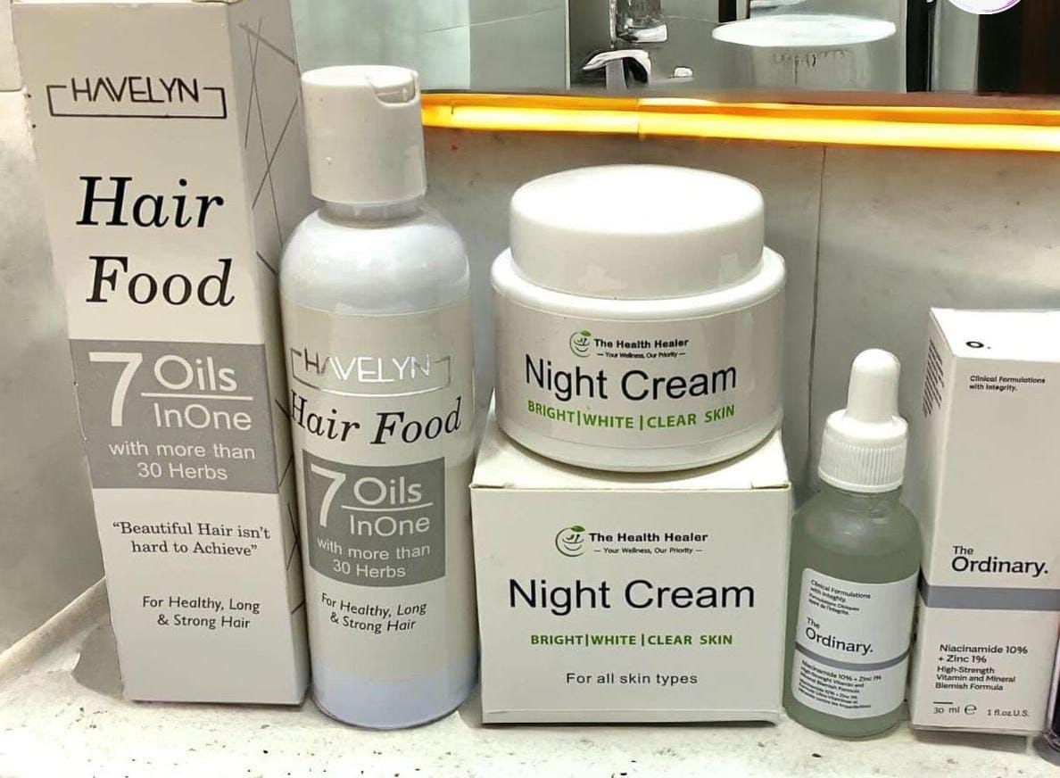 Pack Of 3 Deal Bundle Offer Night Cream Havelyn Oil & Keratin Mask