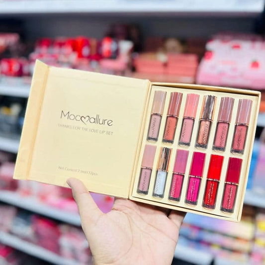 12pcs Set Mocallure Color Lip Set
